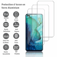Huawei Honor V30/ Honor View30 6.57" OXF-AN00 [Les Dimensions EXACTES du telephone: 162.7 x 75.8 x 8.9 mm]: 3 Films Protection d'écran en verre d'aluminium super résistant 9H, définition HD, anti-rayures, anti-empreintes digitales