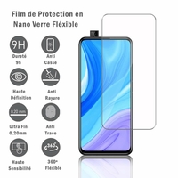 Huawei Y9s (2019) 6.59" STK-L21 STK-L22 STK-LX3 (non compatible Huawei Y9 (2019) 6.5"): 1 Film Protection d'écran en Verre Nano Fléxible, Dureté 9H Inrayable Incassable Invisible Ultra Résistant