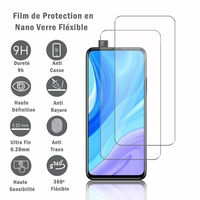 Huawei Y9s (2019) 6.59" STK-L21 STK-L22 STK-LX3 (non compatible Huawei Y9 (2019) 6.5"): 2 Films Protection d'écran en Verre Nano Fléxible, Dureté 9H Inrayable Incassable Invisible Ultra Résistant
