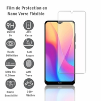 Xiaomi Redmi 8A 6.2" [Les Dimensions EXACTES du telephone: 156.5 x 75.4 x 9.4 mm]: 1 Film Protection d'écran en Verre Nano Fléxible, Dureté 9H Inrayable Incassable Invisible Ultra Résistant
