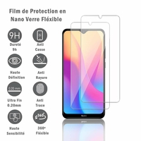 Xiaomi Redmi 8A 6.2" [Les Dimensions EXACTES du telephone: 156.5 x 75.4 x 9.4 mm]: 2 Films Protection d'écran en Verre Nano Fléxible, Dureté 9H Inrayable Incassable Invisible Ultra Résistant