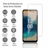 Nokia G22 6.5": 1 Film Protection d'écran en Verre Nano Fléxible, Dureté 9H Inrayable Incassable Invisible Ultra Résistant