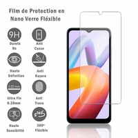 Xiaomi Redmi A2/ A2+/ A2 Plus 6.52": 1 Film Protection d'écran en Verre Nano Fléxible, Dureté 9H Inrayable Incassable Invisible Ultra Résistant