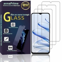 Honor 80 Pro Flat 6.67" (non compatible avec Honor 80 Pro 6.78"): Lot / Pack de 3 Films de protection d'écran Verre Trempé