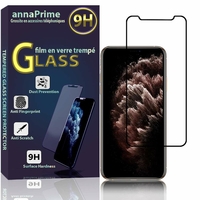 Apple iPhone 11 Pro Max 6.5" A2218 A2161 A2220 (non compatible iPhone 11 6.1"/ iPhone 11 Pro 5.8"): 1 Film de protection d'écran Verre Trempé