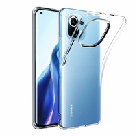 Xiaomi 11 Lite 5G NE/ 11 Lite NE 5G 6.55" 2109119DG 2107119DC 2109119DI (non compatible Xiaomi Mi 11 6.81"): Coque Silicone gel UltraSlim et Ajustement parfait - TRANSPARENT