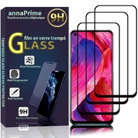 Oppo A93 5G/ A93s 5G 6.5" PCGM00 PEHM00 PFGM00 (non compatible Oppo A93 4G 6.43") [Les Dimensions EXACTES du telephone: 162.9 x 74.7 x 8.4 mm]: Lot / Pack de 3 Films de protection d'écran Verre Trempé