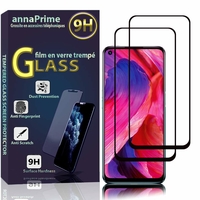 Oppo A93 5G/ A93s 5G 6.5" PCGM00 PEHM00 PFGM00 (non compatible Oppo A93 4G 6.43") [Les Dimensions EXACTES du telephone: 162.9 x 74.7 x 8.4 mm]: Lot / Pack de 2 Films de protection d'écran Verre Trempé