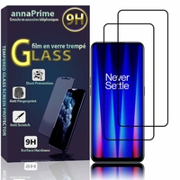 OnePlus Nord CE 2 5G 6.43" IV2201 (non compatible avec OnePlus Nord CE 2 Lite 5G 6.59"): Lot / Pack de 2 Films de protection d'écran Verre Trempé