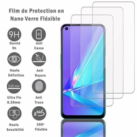 OnePlus Nord CE3 6.7": 3 Films Protection d'écran en Verre Nano Fléxible, Dureté 9H Inrayable Incassable Invisible Ultra Résistant