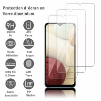 Xiaomi Redmi Note 8 6.3" M1908C3JH, M1908C3JG, M1908C3JI (non compatible Xiaomi Redmi Note 8 Pro 6.53"): 3 Films Protection d'écran en verre d'aluminium super résistant 9H, définition HD, anti-rayures, anti-empreintes digitales