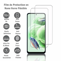 Tecno Camon 20 Pro 5G 6.67": 2 Films Protection d'écran en Verre Nano Fléxible, Dureté 9H Inrayable Incassable Invisible Ultra Résistant