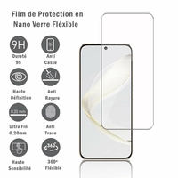 Huawei Nova 11 6.7" FOA-AL00 FOA-LX9 (non compatible avec Huawei nova 11i 6.8"): 1 Film Protection d'écran en Verre Nano Fléxible, Dureté 9H Inrayable Incassable Invisible Ultra Résistant