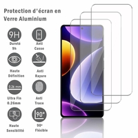 Xiaomi Redmi Note 12 Turbo 6.67" 23049RAD8C: 3 Films Protection d'écran en verre d'aluminium super résistant 9H, définition HD, anti-rayures, anti-empreintes digitales