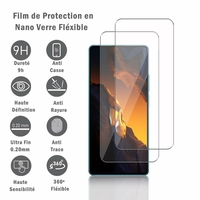 Xiaomi Poco F5 5G 6.67" 23049PCD8G 23049PCD8I: 2 Films Protection d'écran en Verre Nano Fléxible, Dureté 9H Inrayable Incassable Invisible Ultra Résistant
