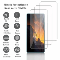 Xiaomi Poco F5 5G 6.67" 23049PCD8G 23049PCD8I: 3 Films Protection d'écran en Verre Nano Fléxible, Dureté 9H Inrayable Incassable Invisible Ultra Résistant