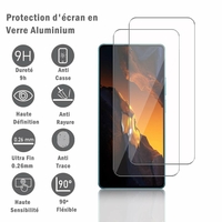 Xiaomi Poco F5 5G 6.67" 23049PCD8G 23049PCD8I: 2 Films Protection d'écran en verre d'aluminium super résistant 9H, définition HD, anti-rayures, anti-empreintes digitales