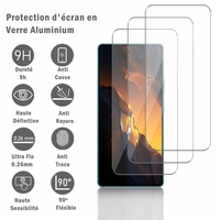 Xiaomi Poco F5 5G 6.67" 23049PCD8G 23049PCD8I: 3 Films Protection d'écran en verre d'aluminium super résistant 9H, définition HD, anti-rayures, anti-empreintes digitales