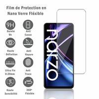 Realme Narzo N55 6.72": 1 Film Protection d'écran en Verre Nano Fléxible, Dureté 9H Inrayable Incassable Invisible Ultra Résistant