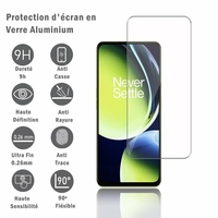 OnePlus Nord CE 3 Lite 6.72" CPH2467 CPH2465: 1 Film Protection d'écran en verre d'aluminium super résistant 9H, définition HD, anti-rayures, anti-empreintes digitales