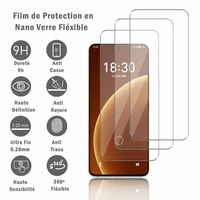 Meizu 20 Pro 6.81" (non compatible avec Meizu 20 6.55"): 3 Films Protection d'écran en Verre Nano Fléxible, Dureté 9H Inrayable Incassable Invisible Ultra Résistant