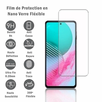 Samsung Galaxy F54 6.7" SM-E546B SM-E546B/DS: 1 Film Protection d'écran en Verre Nano Fléxible, Dureté 9H Inrayable Incassable Invisible Ultra Résistant