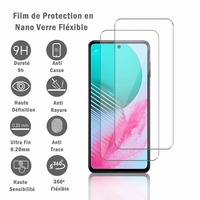 Samsung Galaxy F54 6.7" SM-E546B SM-E546B/DS: 2 Films Protection d'écran en Verre Nano Fléxible, Dureté 9H Inrayable Incassable Invisible Ultra Résistant