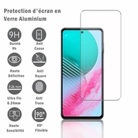 Samsung Galaxy F54 6.7" SM-E546B SM-E546B/DS: 1 Film Protection d'écran en verre d'aluminium super résistant 9H, définition HD, anti-rayures, anti-empreintes digitales
