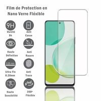 Huawei Nova 11i 6.8" MAO-LX9 (non compatible avec Huawei nova 11 6.7"): 1 Film Protection d'écran en Verre Nano Fléxible, Dureté 9H Inrayable Incassable Invisible Ultra Résistant