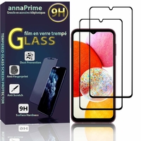 Samsung Galaxy A14 4G 6.6" SM-A145F SM-A145F/DSN: Lot / Pack de 2 Films de protection d'écran Verre Trempé
