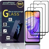 Tecno Spark 8P 6.6" KG7H KG7 KG7n (non compatible avec Tecno Spark 8 Pro 6.8"): Lot / Pack de 3 Films de protection d'écran Verre Trempé