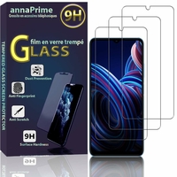 ZTE Blade A72 5G/ Voyage 30/ Yuanhang 30 6.52" 7540N (non compatible avec ZTE Blade A72 4G 6.75"): Lot / Pack de 3 Films de protection d'écran Verre Trempé