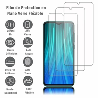 Samsung Galaxy A25 5G 6.5" SM-A256E A256E/DS A256E/DSN, A256B, A256B/DS: 3 Films Protection d'écran en Verre Nano Fléxible, Dureté 9H Inrayable Incassable Invisible Ultra Résistant