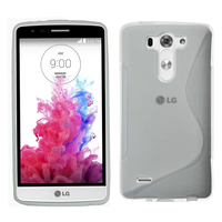 LG G3 S/ G3 Beat/ G3 Vigor/ LG D722/ G3 S Dual/ G3 Beat Dual (LG G3 Mini): Accessoire Housse Etui Pochette Coque S silicone gel - TRANSPARENT