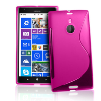 Nokia Lumia 1520: Accessoire Housse Etui Pochette Coque S silicone gel - ROSE
