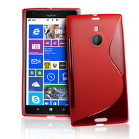 Nokia Lumia 1520: Accessoire Housse Etui Pochette Coque S silicone gel - ROUGE