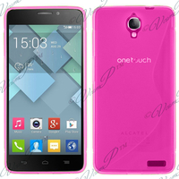 Alcatel Idol 2 S 6050Y/ 6050A/ 6050F/ Alcatel Idol 2: Accessoire Housse Etui Pochette Coque S silicone gel - ROSE