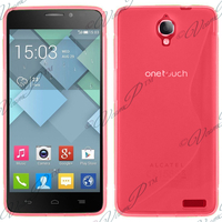 Alcatel Idol 2 S 6050Y/ 6050A/ 6050F/ Alcatel Idol 2: Accessoire Housse Etui Pochette Coque S silicone gel - ROUGE