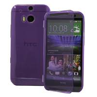 HTC One (M8)/ One M8s/ Dual Sim/ (M8) Eye/ M8 For Windows/ HTC Butterfly 2: Accessoire Coque Etui Housse Pochette silicone gel Portefeuille Livre rabat - VIOLET