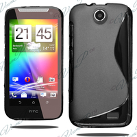 HTC Desire 310: Accessoire Housse Etui Pochette Coque S silicone gel - NOIR