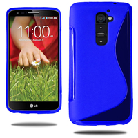 LG G2 Mini LTE Dual Sim D618 D620 D620R D620K: Accessoire Housse Etui Pochette Coque S silicone gel - BLEU