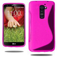LG G2 Mini LTE Dual Sim D618 D620 D620R D620K: Accessoire Housse Etui Pochette Coque S silicone gel - ROSE