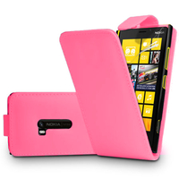 Nokia Lumia 920: Accessoire Etui Housse Coque Pochette simili cuir - ROSE