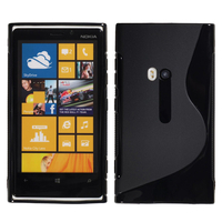 Nokia Lumia 920: Accessoire Housse Etui Pochette Coque S silicone gel - NOIR