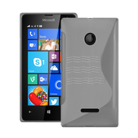 Microsoft Nokia Lumia 532/ 532 Dual SIM: Accessoire Housse Etui Pochette Coque S silicone gel - TRANSPARENT