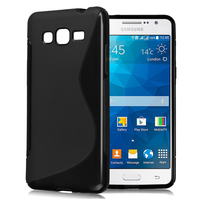 Samsung Galaxy Grand Max SM-G720N0: Accessoire Housse Etui Pochette Coque S silicone gel - NOIR