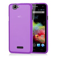 Wiko Rainbow 4G: Accessoire Housse Etui Pochette Coque silicone gel - VIOLET