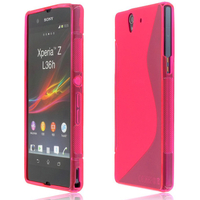 Sony Xperia Z L36h C6602 C6603: Accessoire Housse Etui Pochette Coque S silicone gel - ROSE