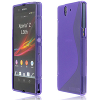 Sony Xperia Z L36h C6602 C6603: Accessoire Housse Etui Pochette Coque S silicone gel - VIOLET