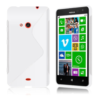 Nokia Lumia 625: Accessoire Housse Etui Pochette Coque S silicone gel - TRANSPARENT